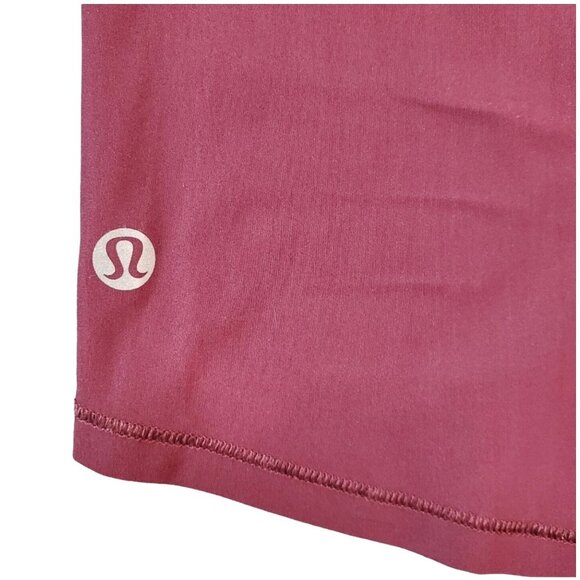 Lululemon Tranqui Tank Mesh Open Back Top Red Grape - Picture 4 of 10